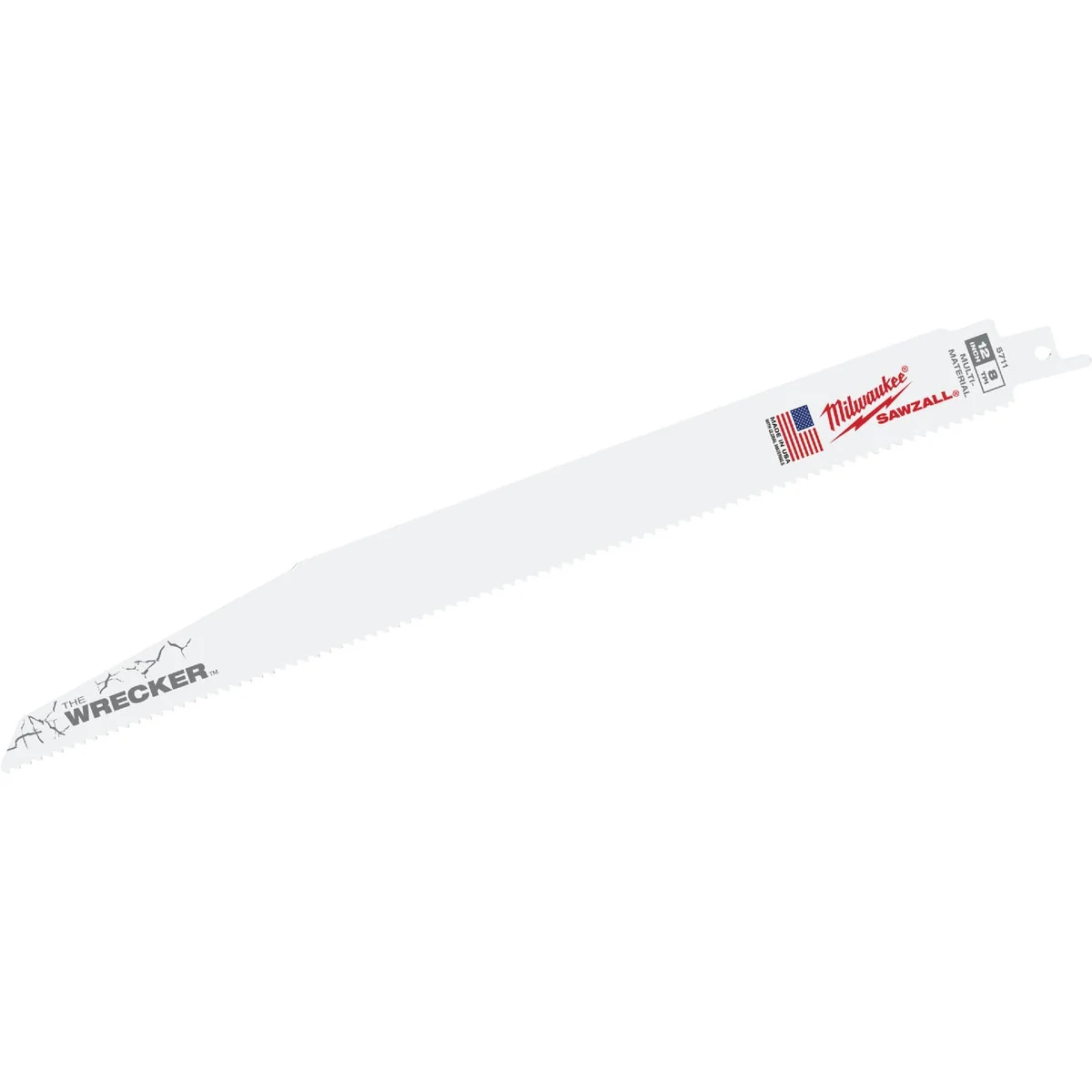 Dependable Milwaukee Sawzall THE WRECKER 12 In. 7 11 TPI Multi-Material Demolition Reciprocating Saw Blade 25-Pack Authentic