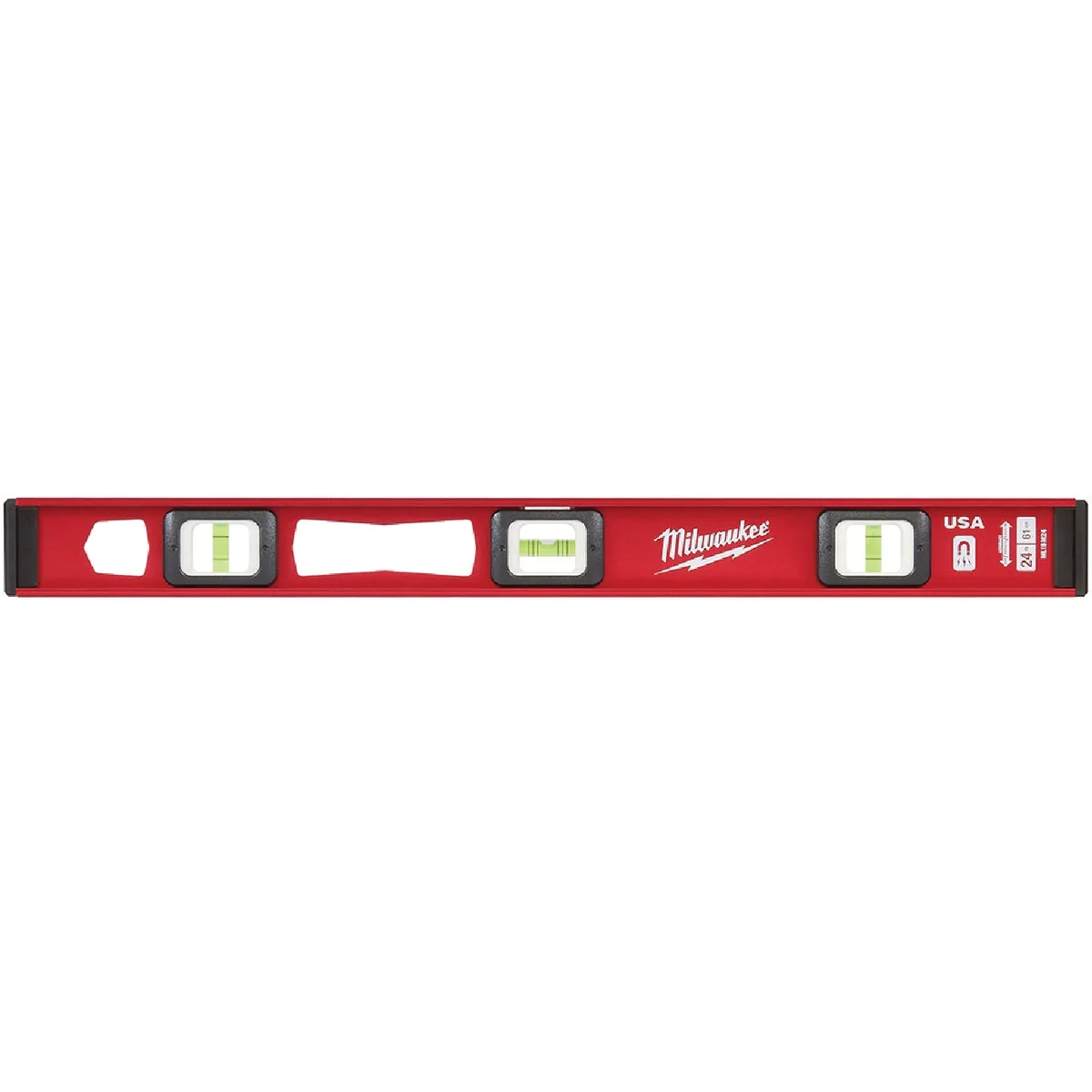 Top-Quality Milwaukee 24 In. Aluminum Magnetic I-Beam Level Casual