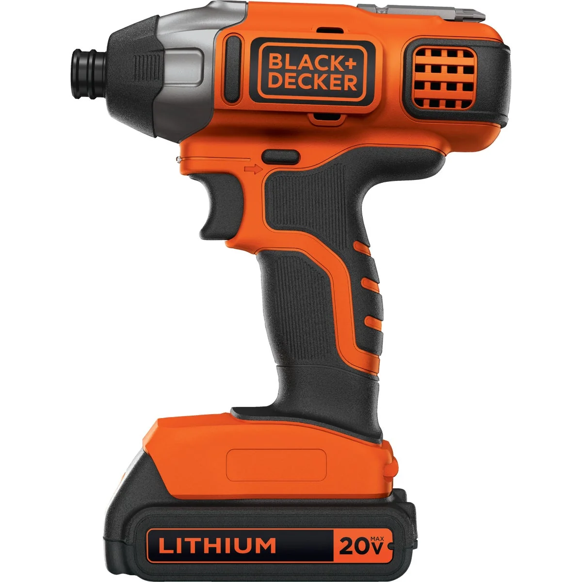 Green Black Decker 20 Volt MAX Lithium-Ion 1 4 In. Hex Cordless Impact Driver Kit Traditional
