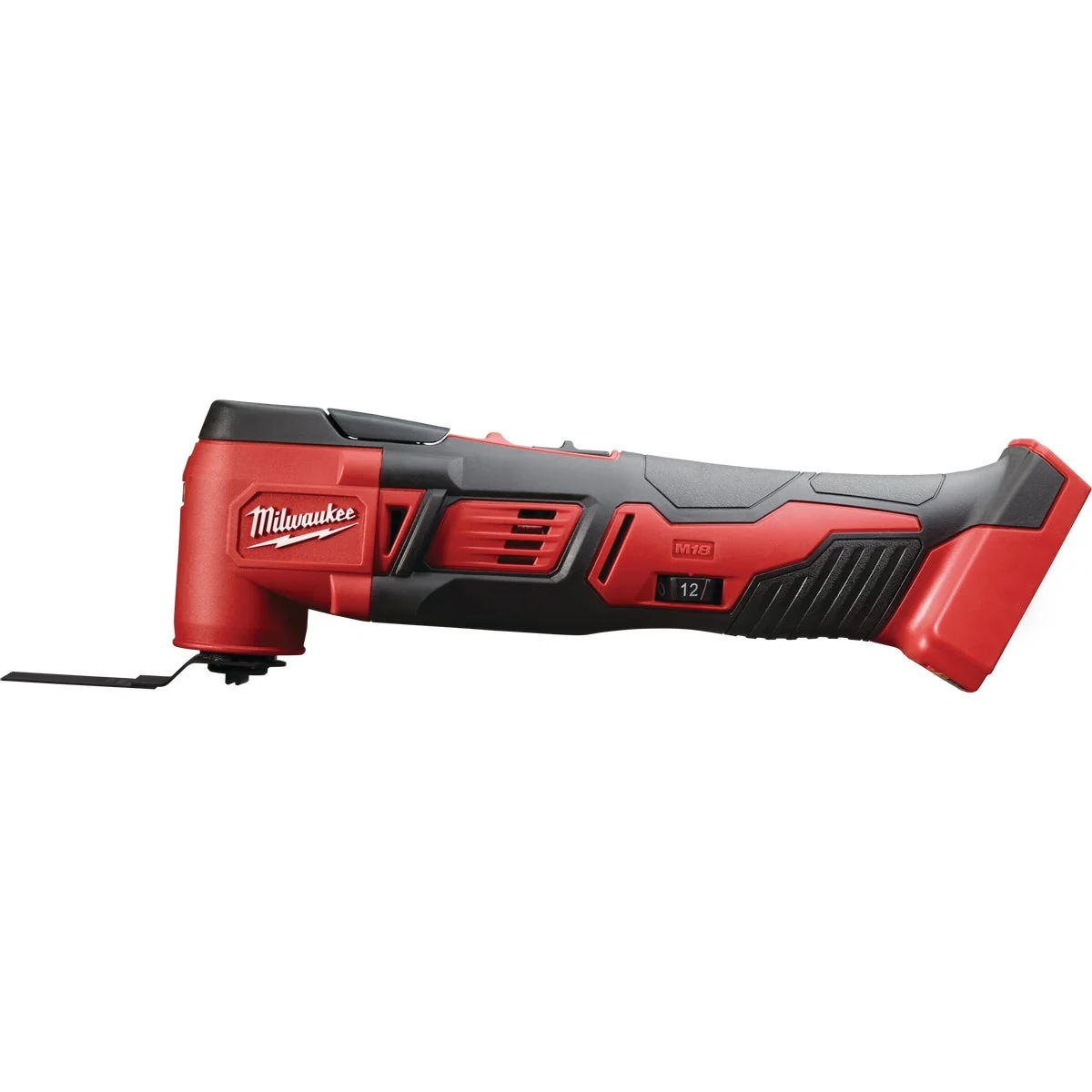 Green Milwaukee M18 18-Volt Lithium-Ion Cordless Oscillating Tool Bare Tool Detailed