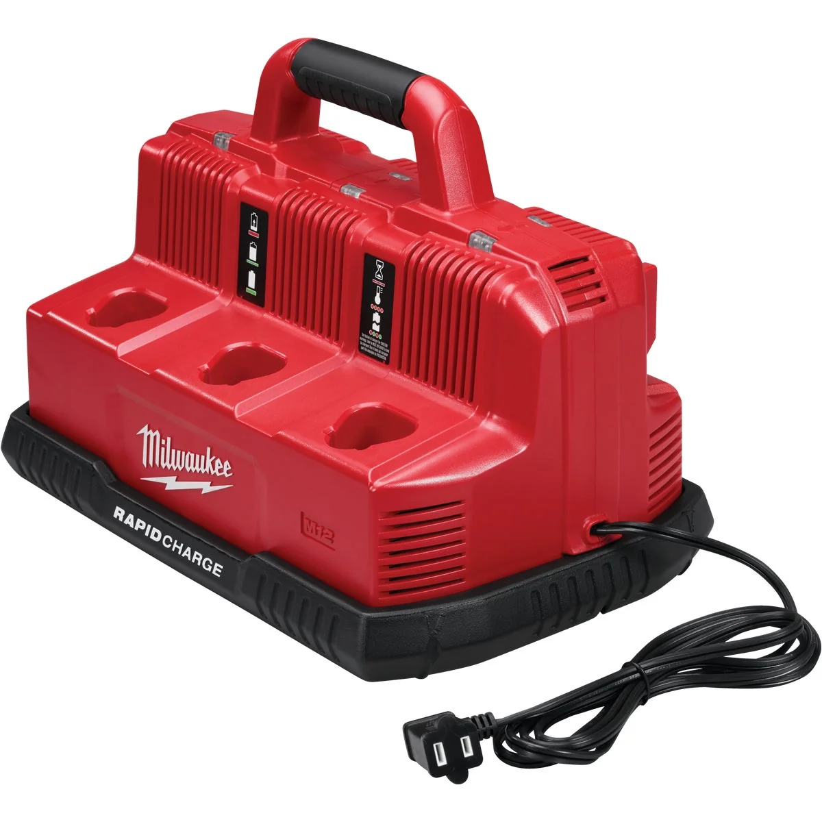 Breathable Milwaukee M18 M12 18 Volt and 12 Volt Lithium-Ion Rapid Charge Battery Charger Station Premium Material