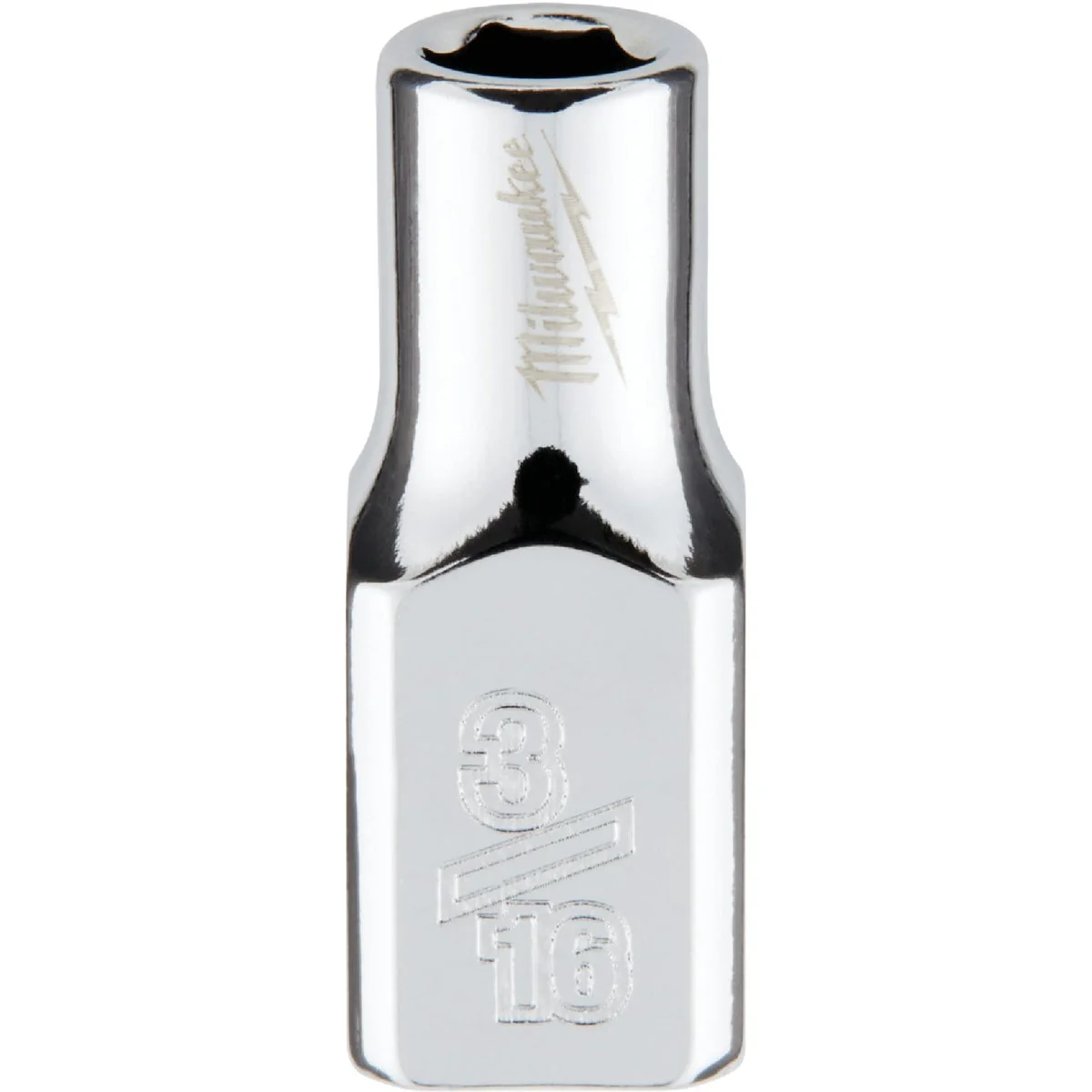 Efficient Milwaukee 1 4 In. Drive 3 16 In. 6-Point Shallow Standard Socket with FOUR FLAT Sides Verified