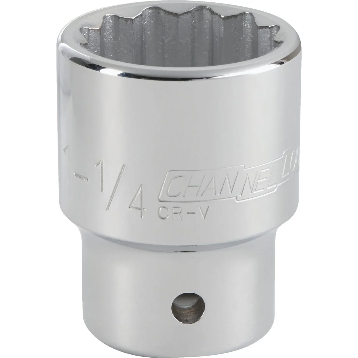 Organic Channellock 3 4 In. Drive 1-1 4 In. 12-Point Shallow Standard Socket Soft