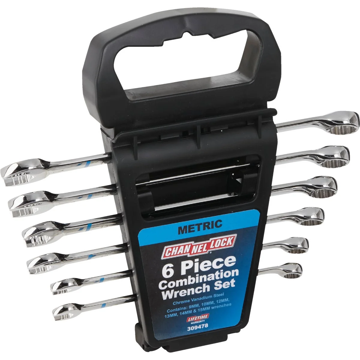 High-End Channellock Metric 12-Point Combination Wrench Set 6-Piece Crafted