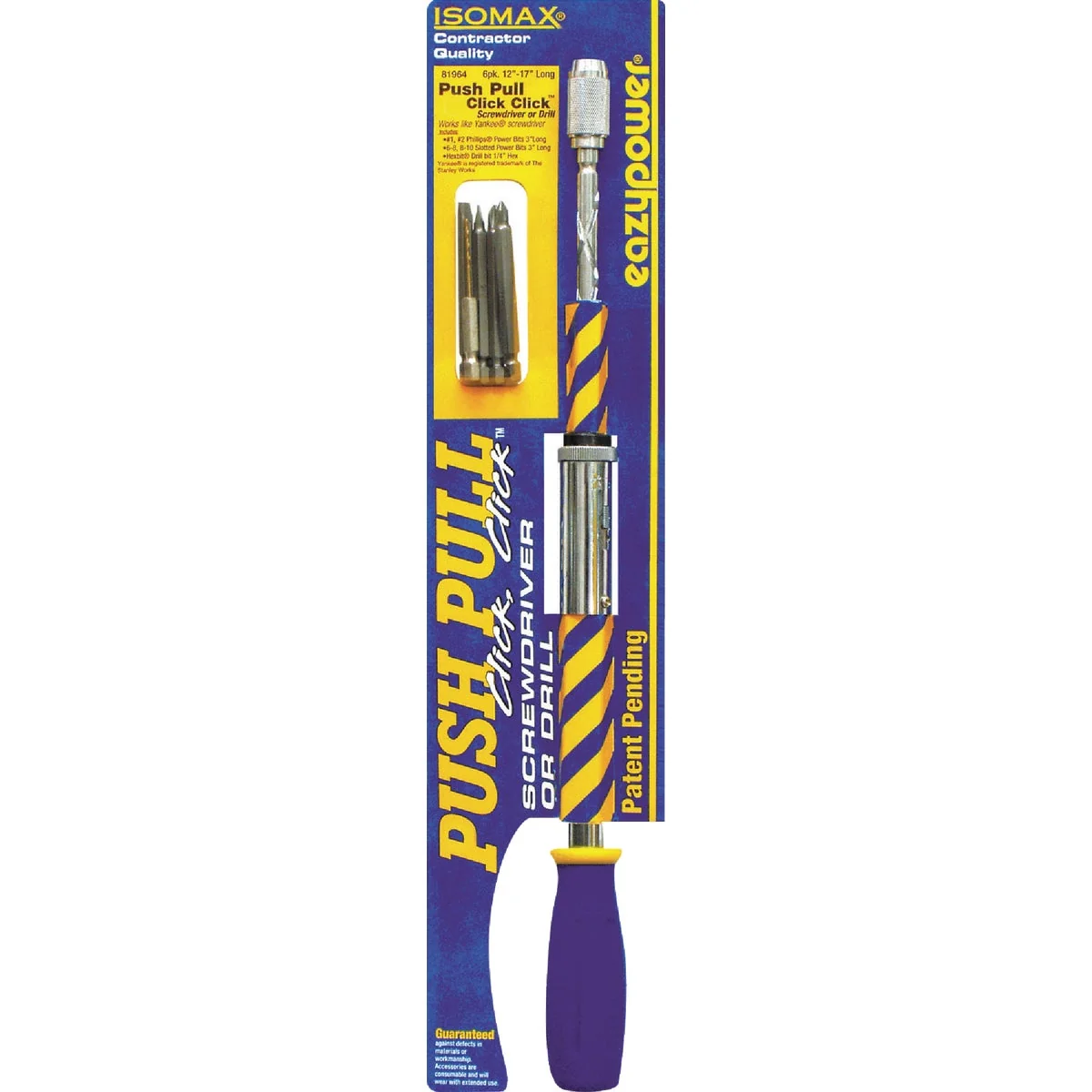 Effective Eazypower Push Pull Click Click Screwdriver Hand Drill Specialty