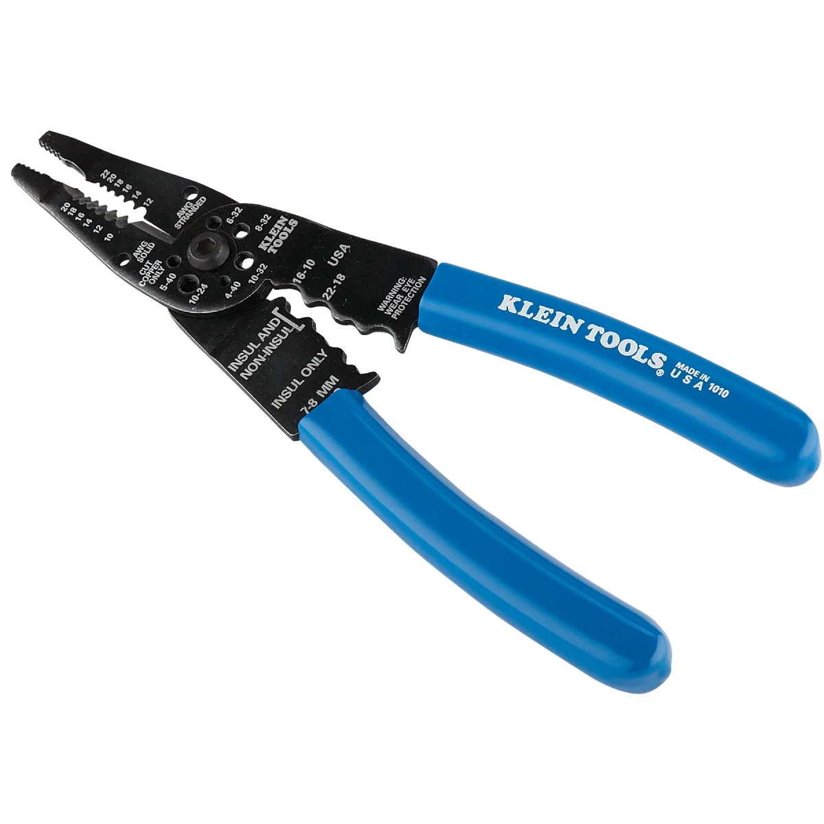 Professional Klein 8-1 4 In. Long Nose All-Purpose Crimper Stripper Modern