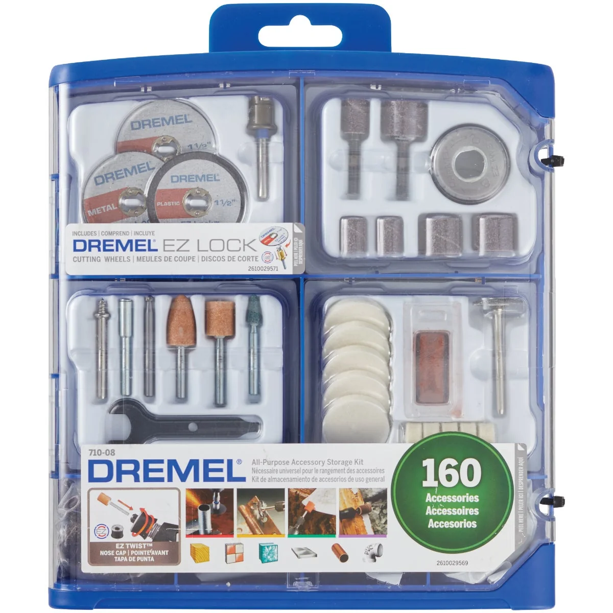 Responsible Dremel All-Purpose Rotary Tool Accessory Kit 160-Piece Fine Crafted