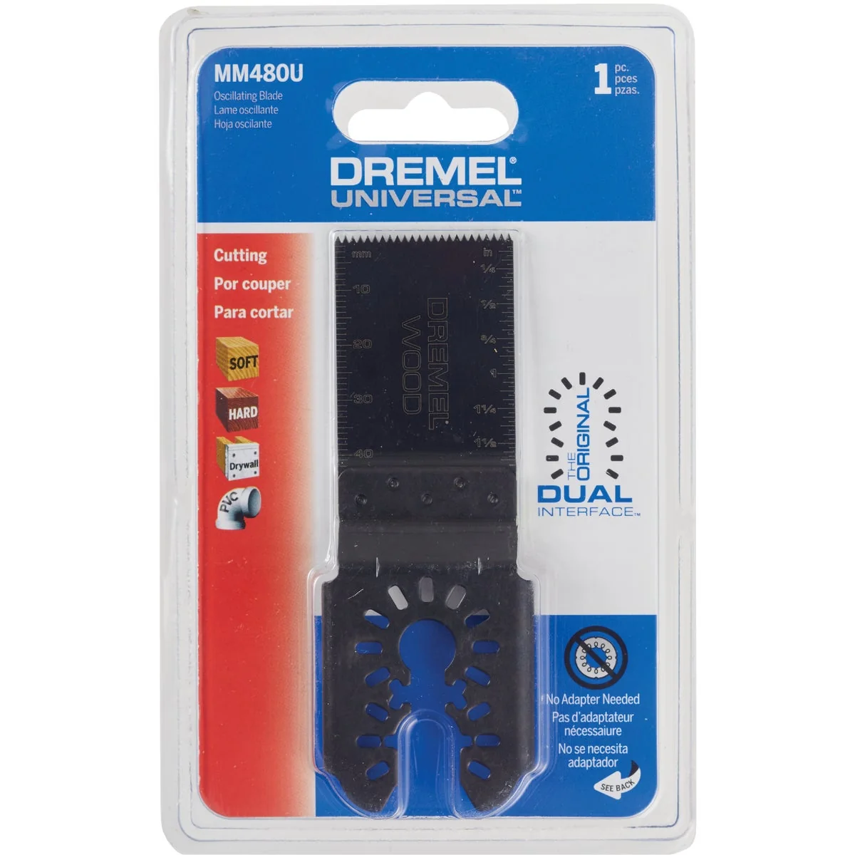Efficient Dremel Universal 1-1 4 In. High Carbon Steel Flush Cut Oscillating Blade Sustainable