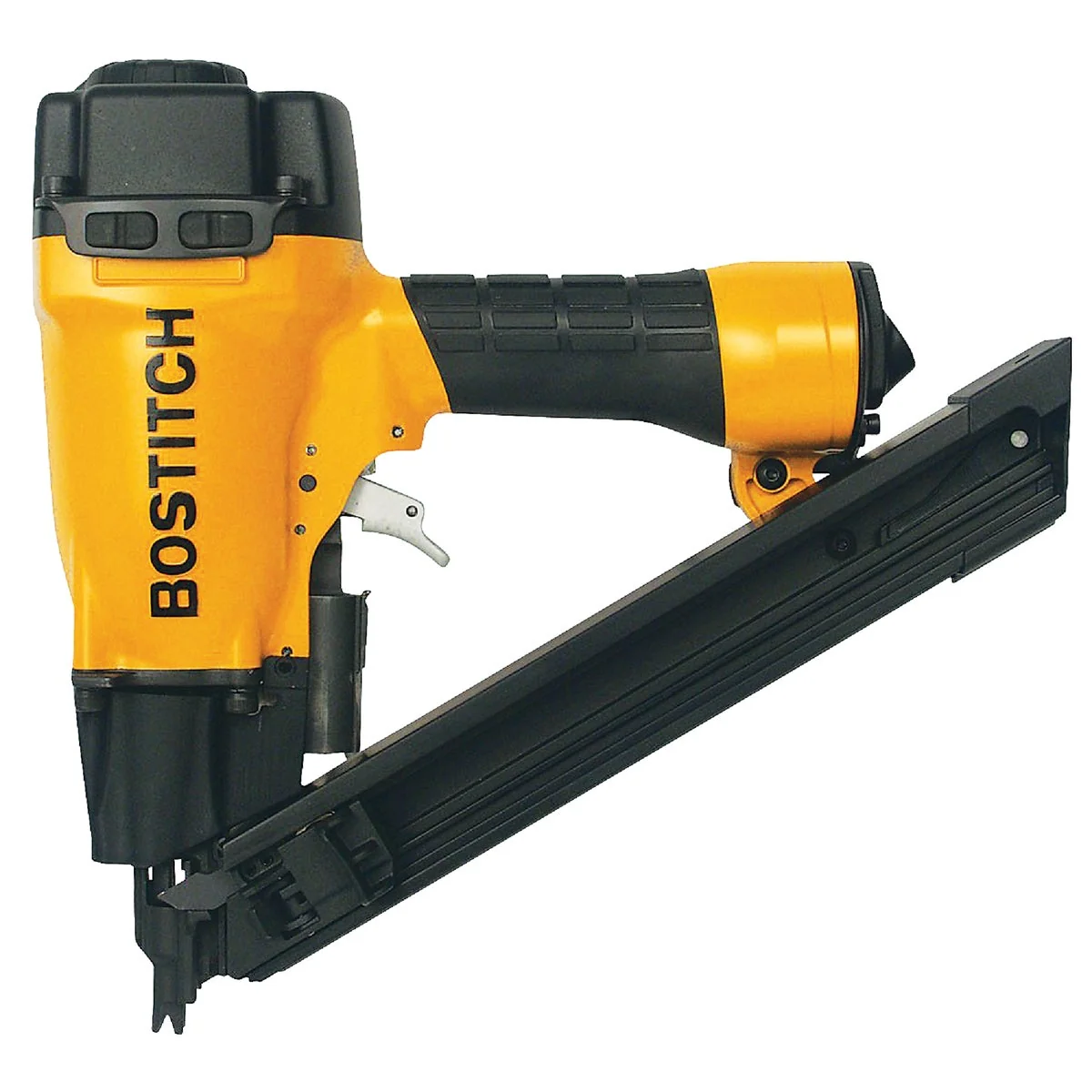 Organic Bostitch 35 Degree 1-1 2 In. Paper Tape Strapshot Metal Connector Framing Nailer with Short Magazine Premium Material