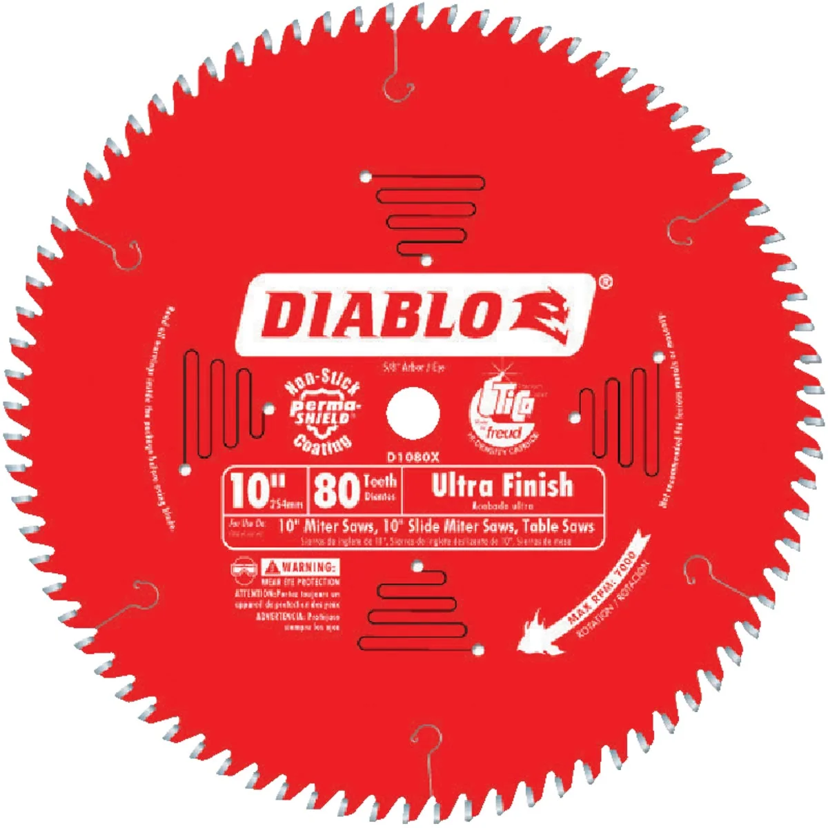 Healthy Diablo 10 In. 80-Tooth Ultra Finish Circular Saw Blade Contemporary