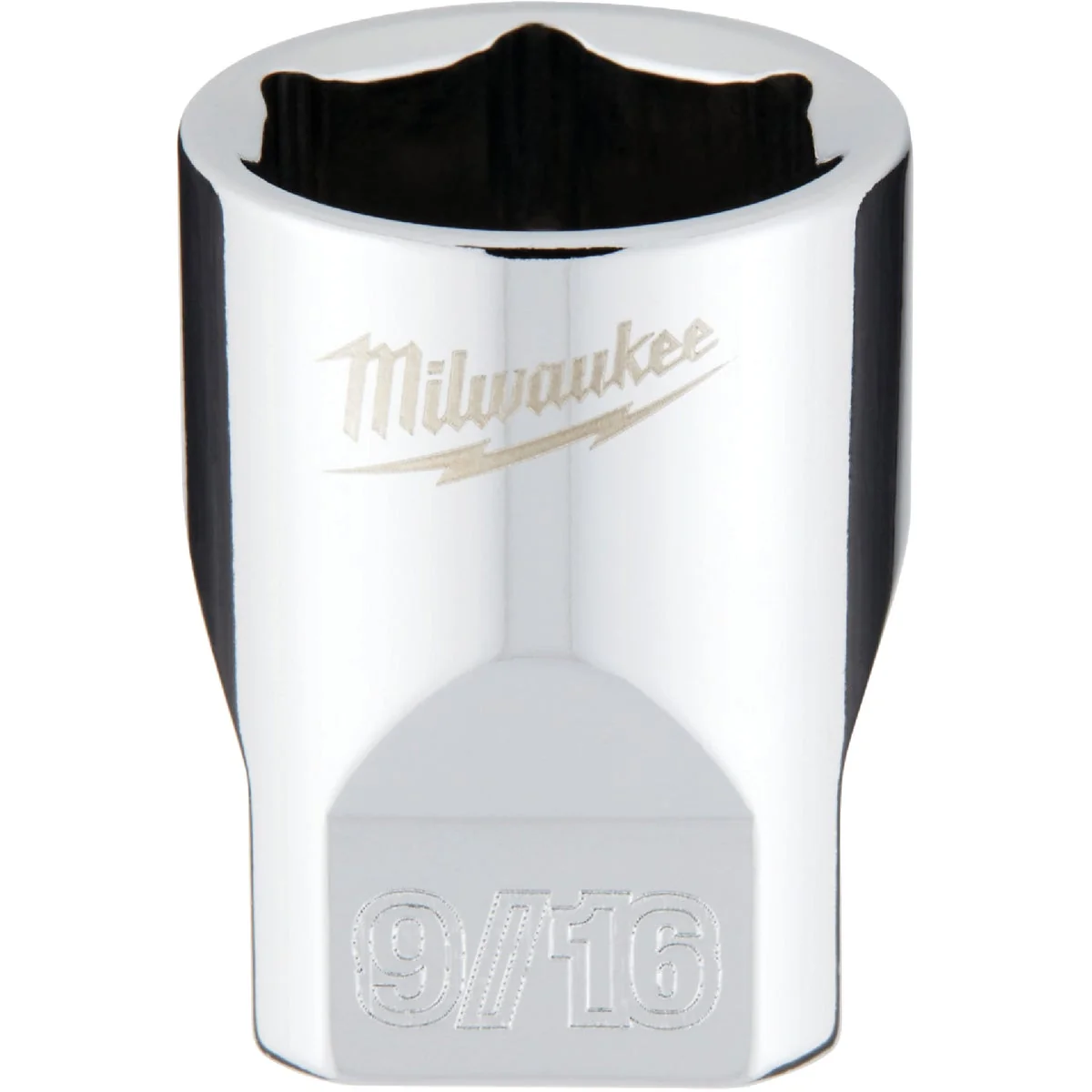 Elegant Milwaukee 1 4 In. Drive 9 16 In. 6-Point Shallow Standard Socket with FOUR FLAT Sides Exceptional