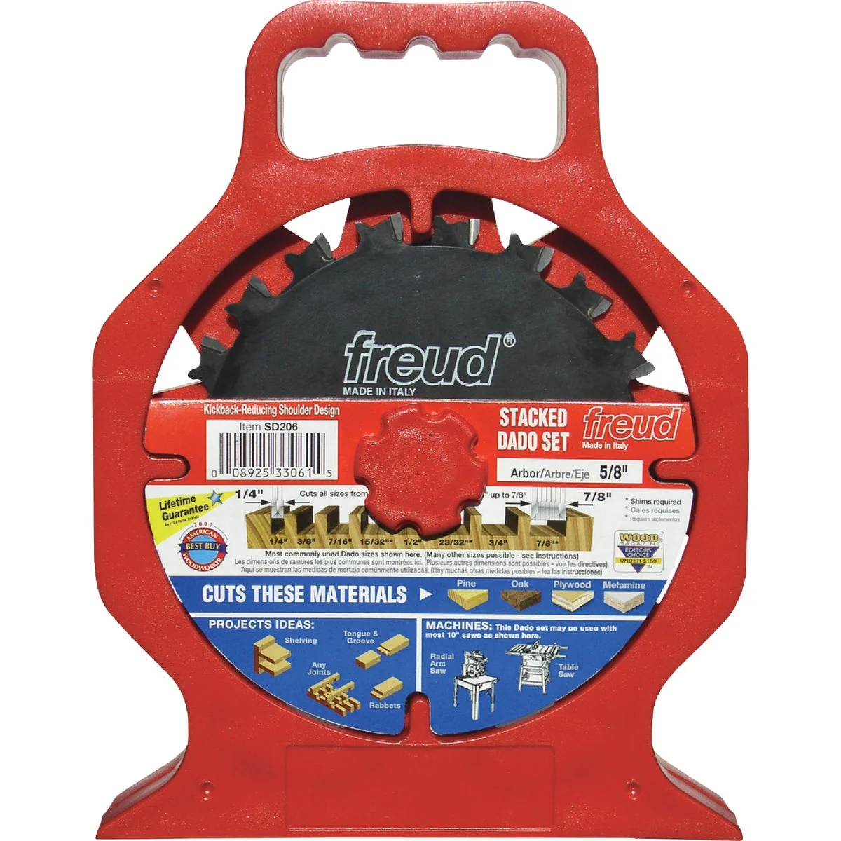Comfortable Freud 6 In. Pro Dado Circular Saw Blade Set Premium