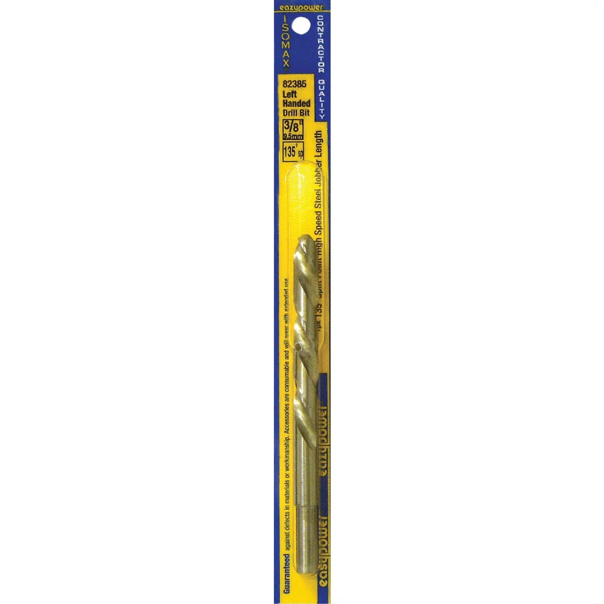 Eco-Friendly Eazypower 3 8 In. High Speed Steel 135 deg Left Hand Drill Bit Verified