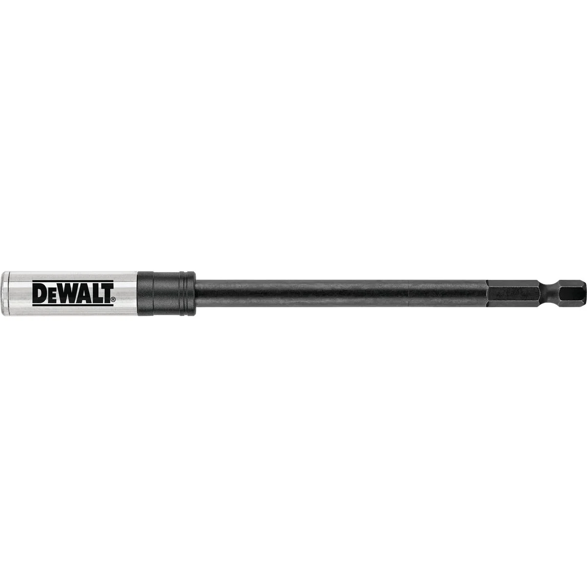 Minimalist DeWalt Impact Ready 6 In. Locking Magnetic Screwdriving Bit Holder Flexible