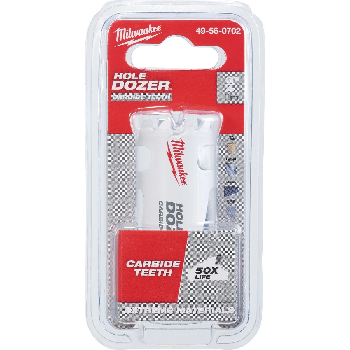 High-Quality Milwaukee HOLE DOZER 3 4 In. Hole Saw with Carbide Teeth Elite