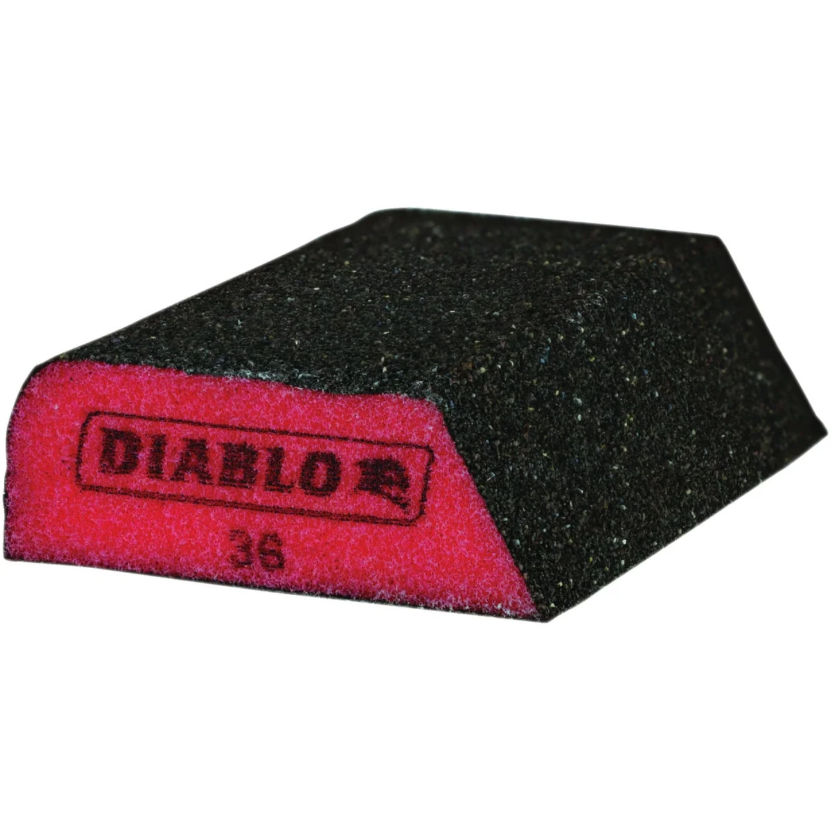 Breathable Diablo 2-1 2 In. x 4 In. x 1 In. 36 Grit Ultra Coarse Dual-Edge Sanding Sponge Detailed