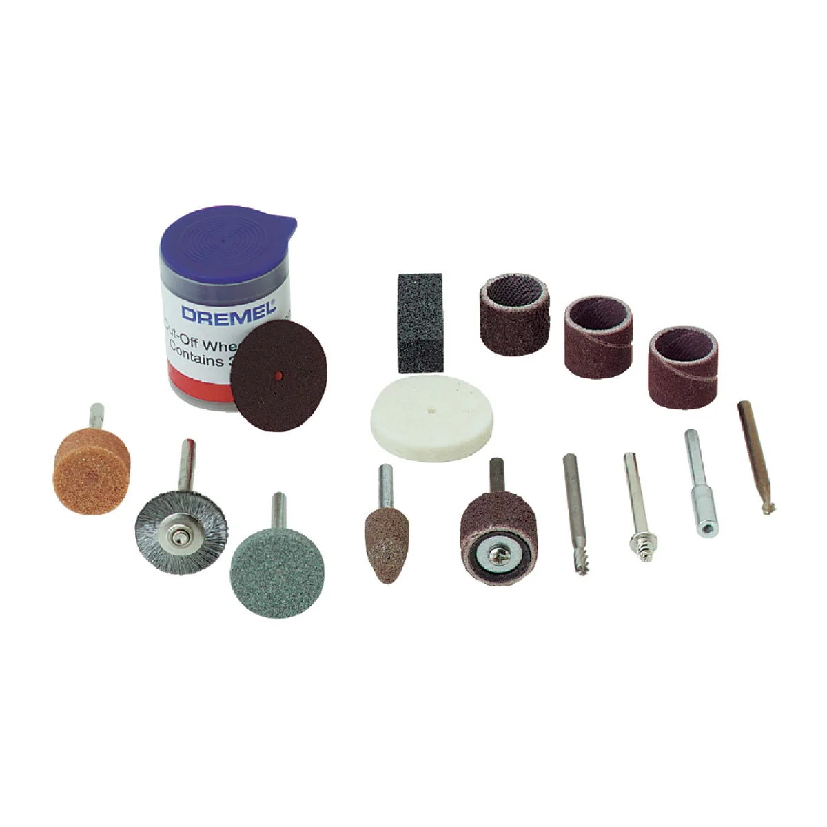 Easy-to-Use Dremel General Purpose Rotary Tool Accessory Kit 52-Piece Advanced