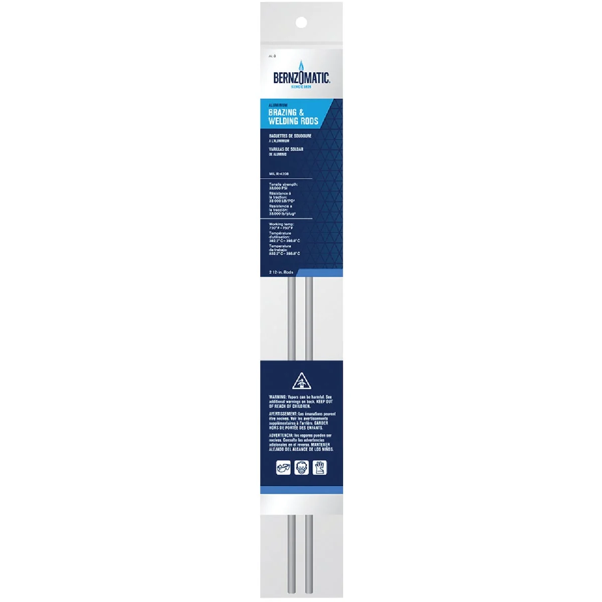 Responsible Bernzomatic Aluminum Welding and Brazing Rod 2-Pack Functional