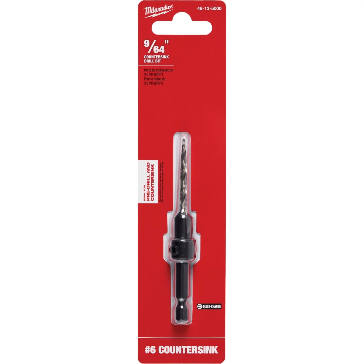 Eco-Friendly Milwaukee 6 – 9 64 In. High Speed Steel Countersink Bit Professional