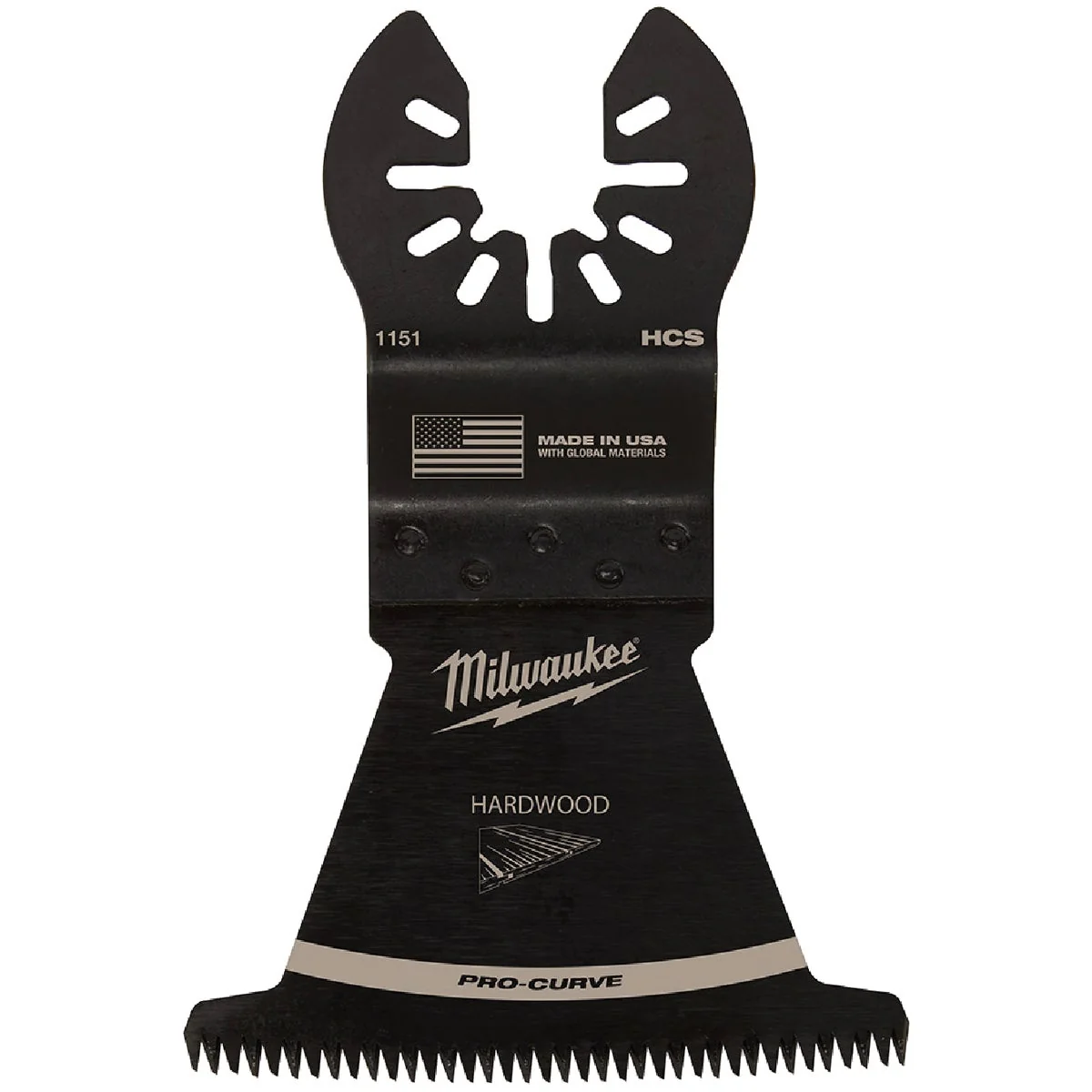Advanced Milwaukee OPEN-LOK 2-1 2 In. HCS Japanese Tooth PRO-CURVE Hardwood Oscillating Blade Original Design