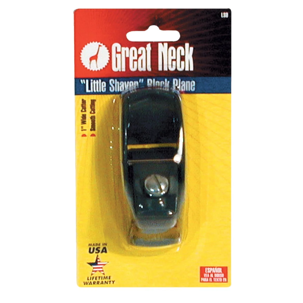 Fast Great Neck 3-1 2 In. Mini Block Plane with 1 In. Cutter Casual