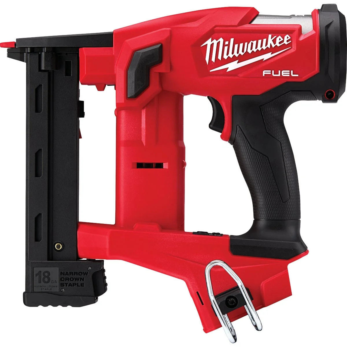 Premium Milwaukee M18 FUEL 18 Volt Lithium-Ion 1 4 In. Narrow Crown Brushless Cordless Finish Stapler Bare Tool Responsible