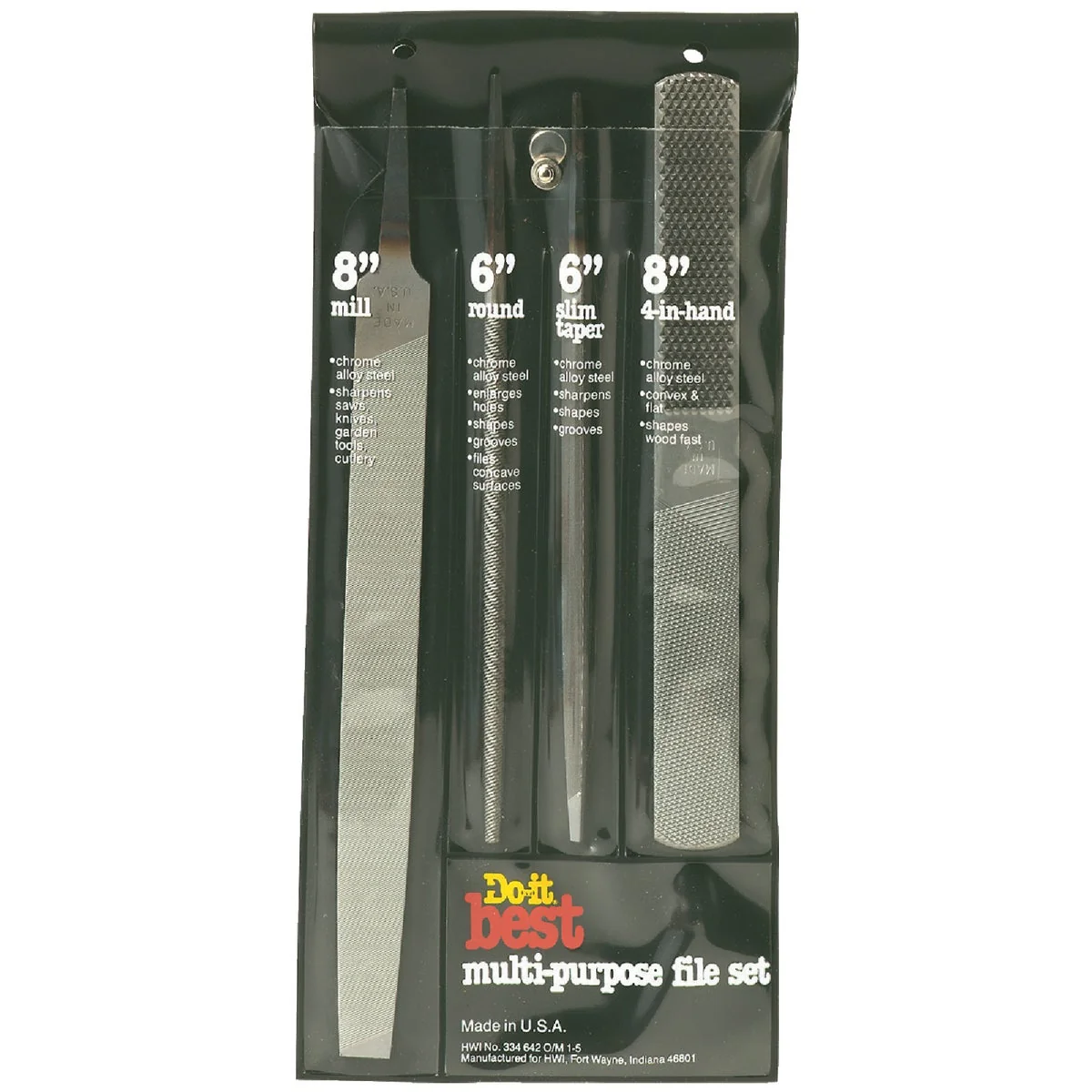 Fine Do it Home File Set 4-Piece Unique