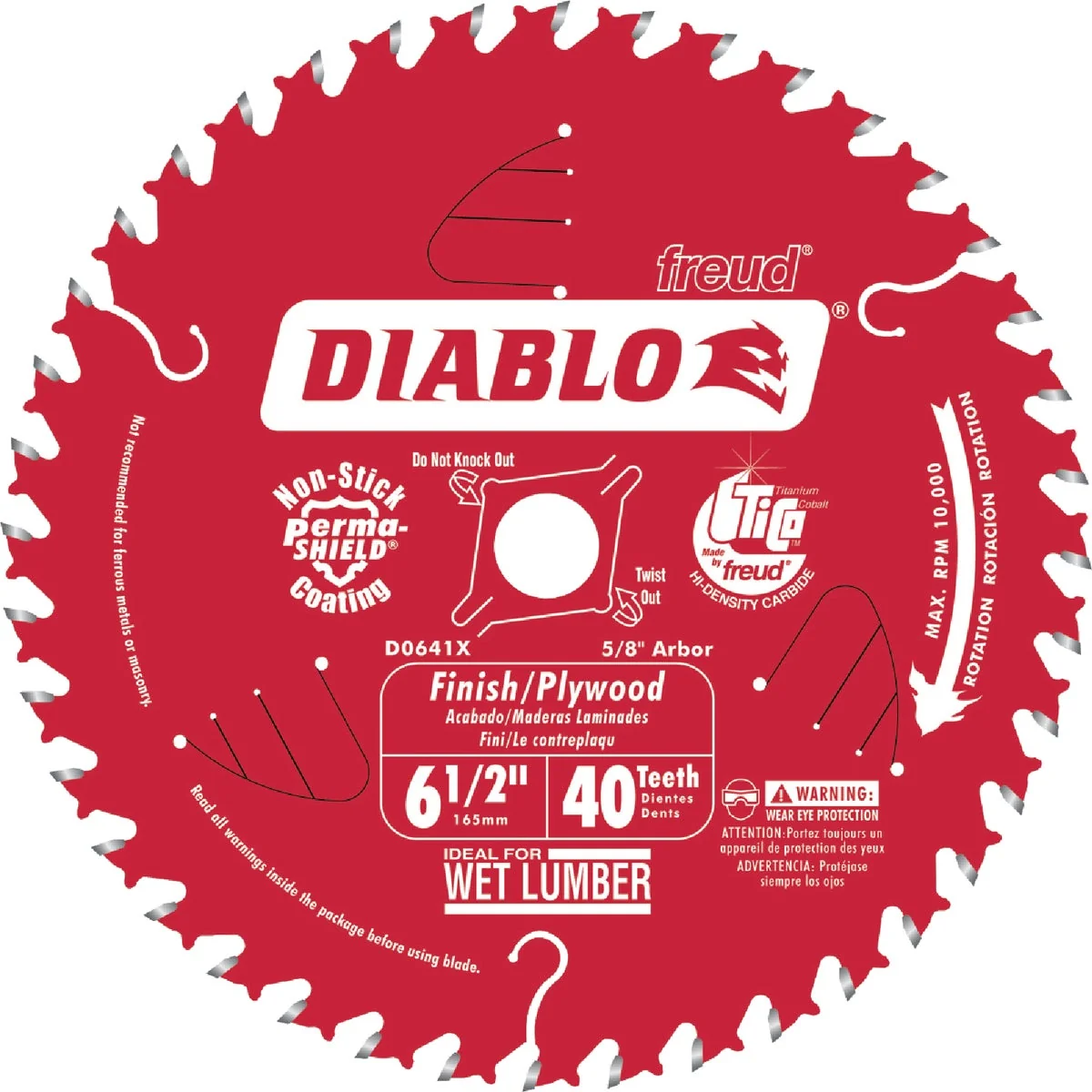 Prestigious Diablo 6-1 2 In. 40-Tooth Finish Plywood Circular Saw Blade Exclusive