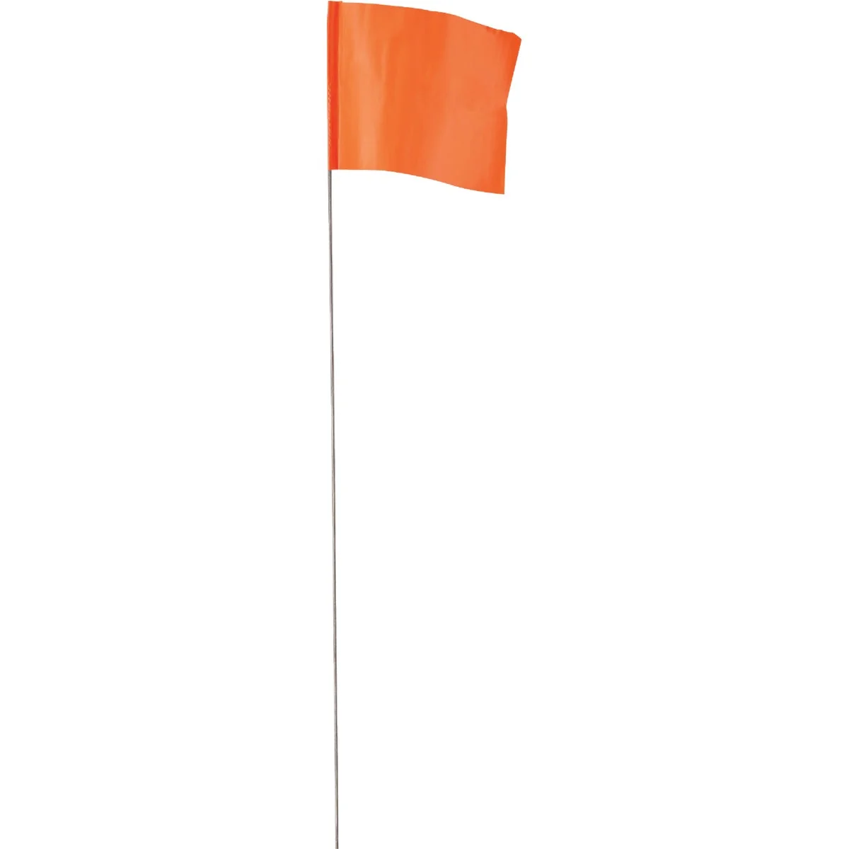 High-Performance Empire 21 In. Steel Staff Orange Marking Flags User-Friendly