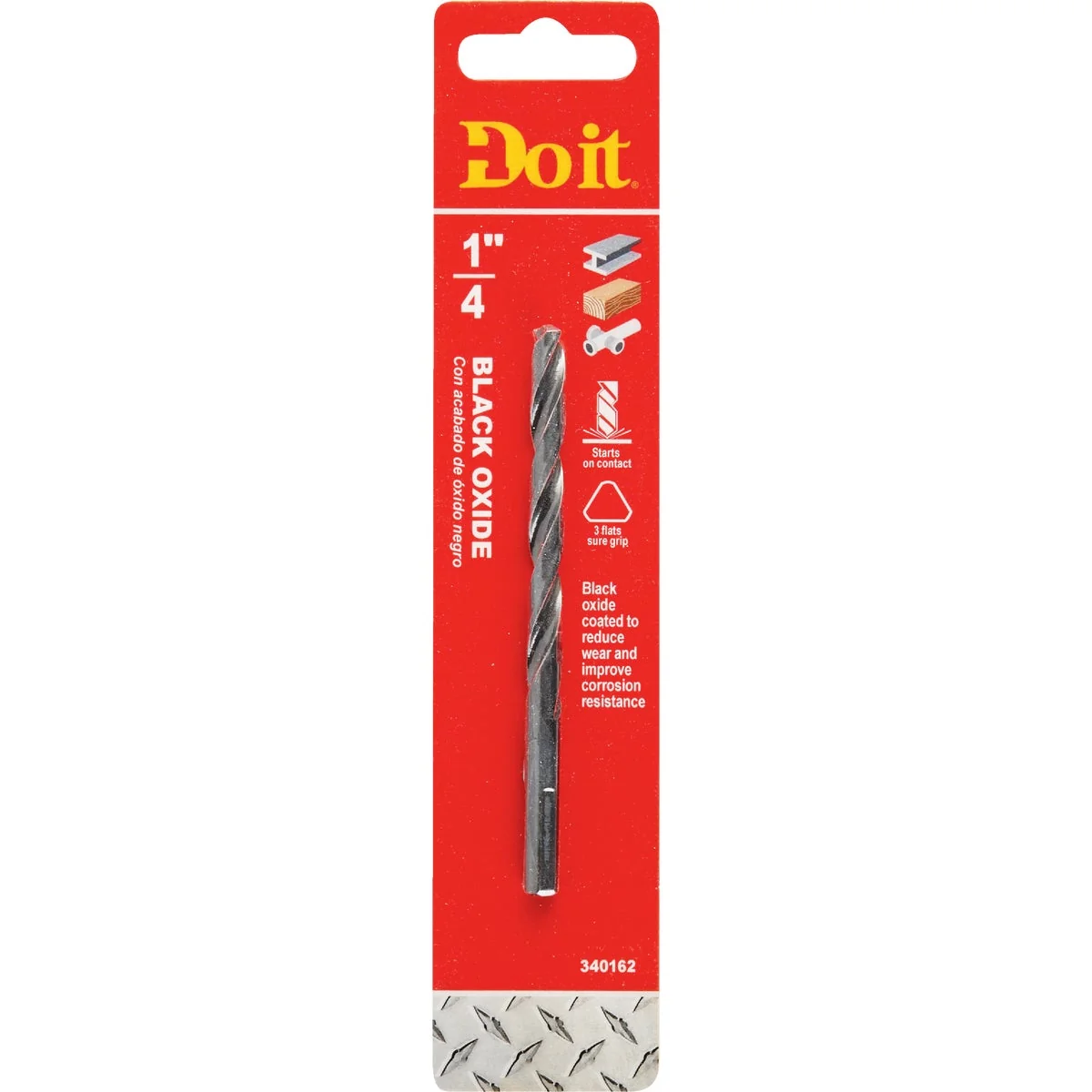 Innovative Do it 1 4 In. Black Oxide Drill Bit Pure