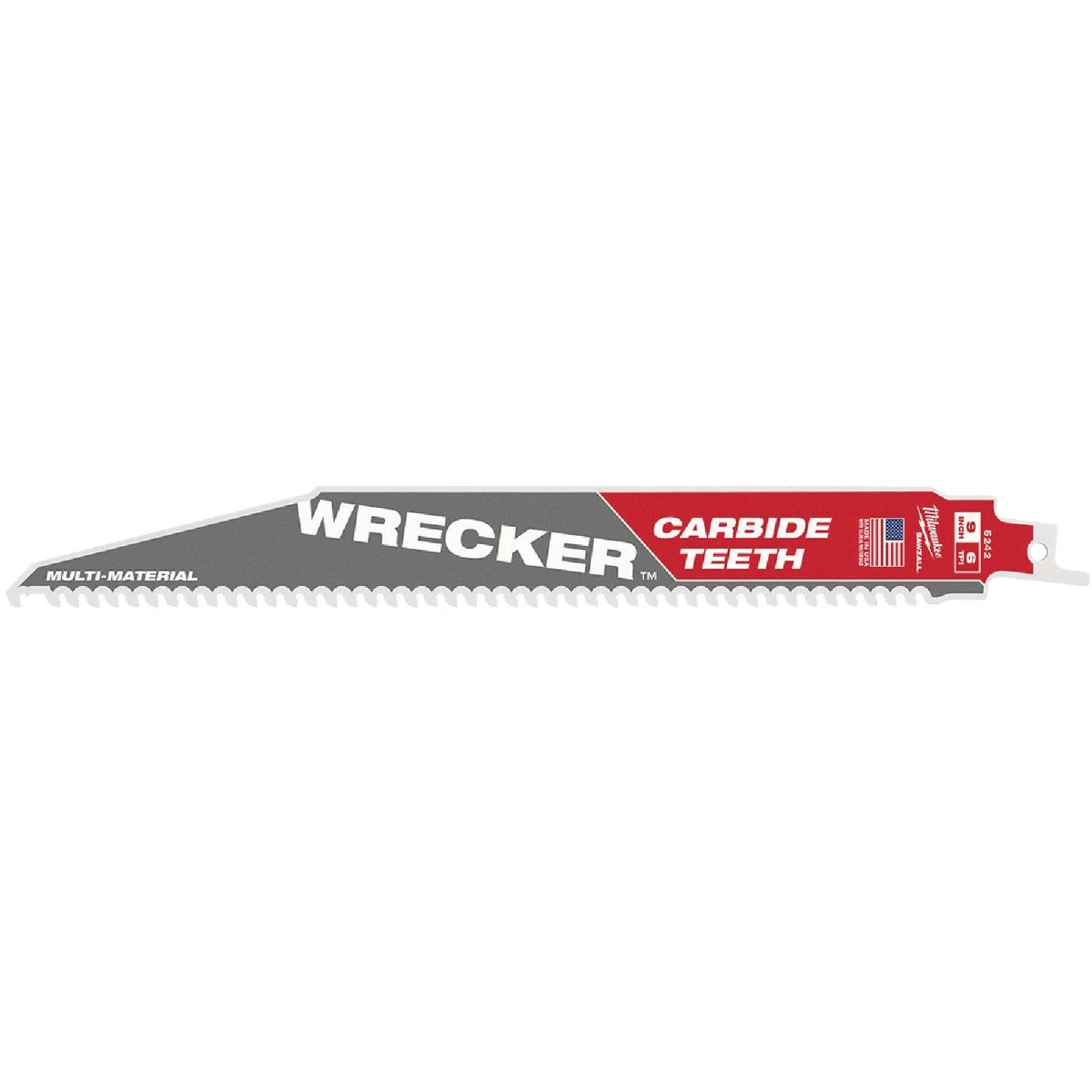 Dependable Milwaukee The Wrecker Sawzall 9 In. 6 TPI Multi-Material Reciprocating Saw Blade High-End