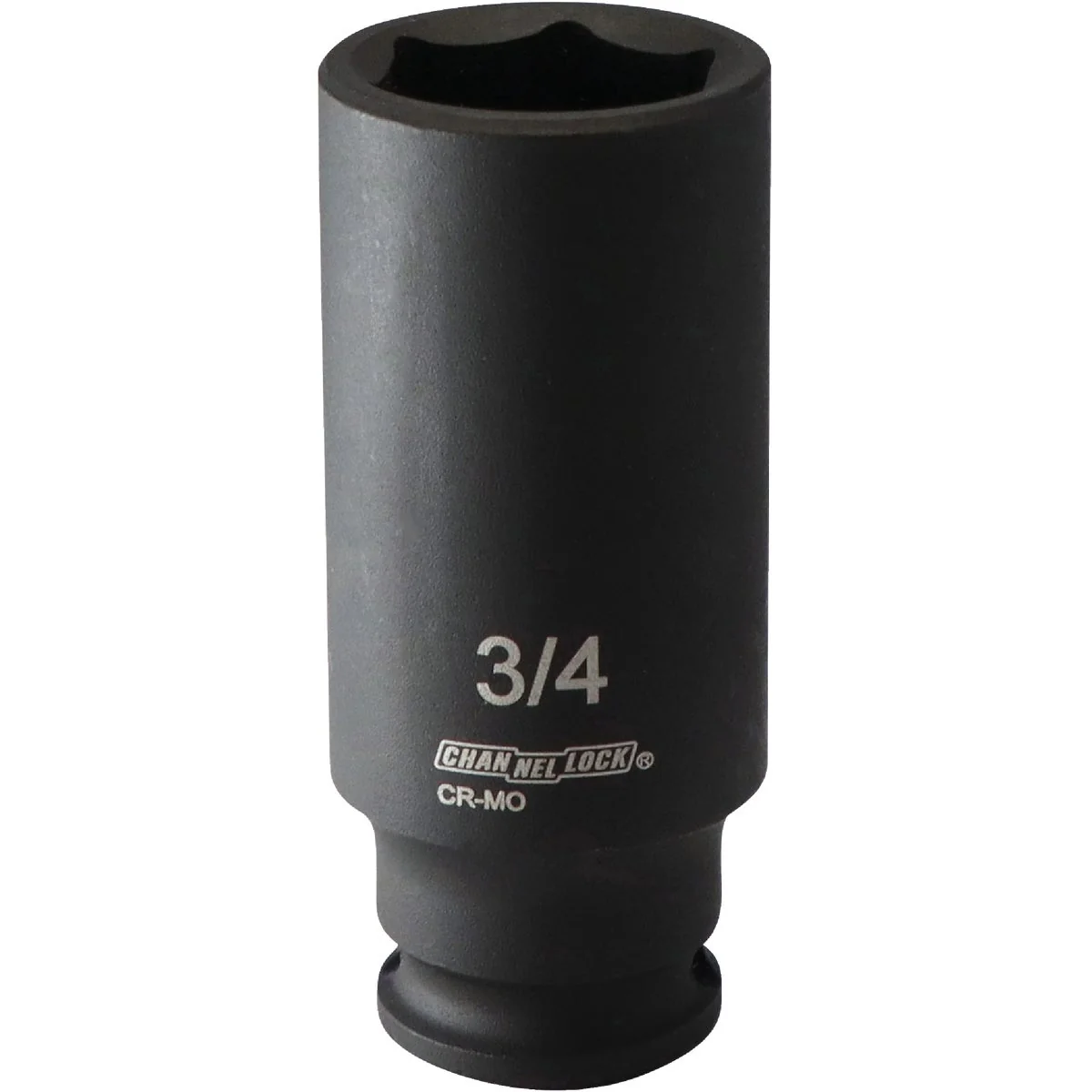 World-Class Channellock 3 8 In. Drive 3 4 In. 6-Point Deep Standard Impact Socket Enhanced