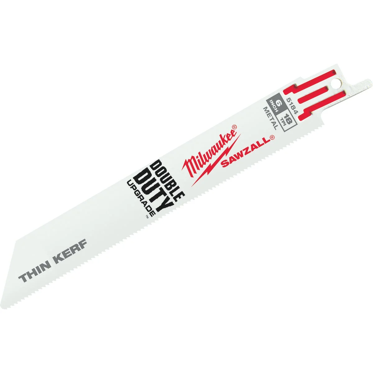 Exclusive Milwaukee Sawzall 6 In. 18 TPI Metal Reciprocating Saw Blade 5-Pack Relaxed