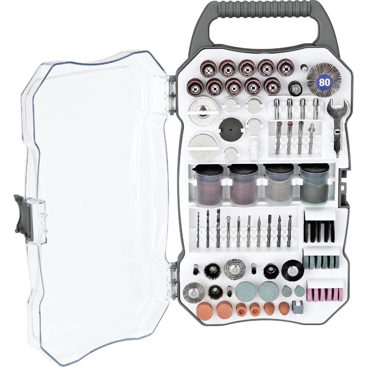 Reliable Genesis 208-Piece Rotary Tool Accessory Kit Trendy