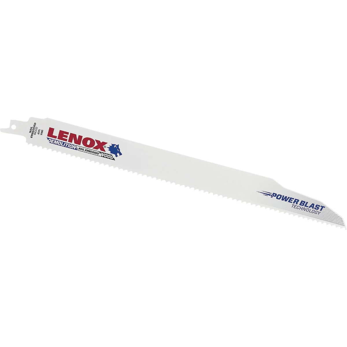 Pure Lenox 12 In. 6 TPI Wood w Nails Demolition Reciprocating Saw Blade 2-Pack Enhanced