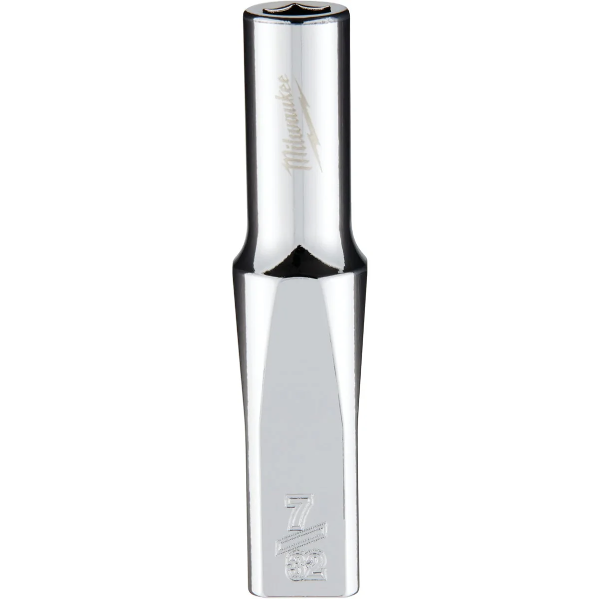 Luxury Milwaukee 1 4 In. Drive 7 32 In. 6-Point Deep Standard Socket with FOUR FLAT Sides Functional