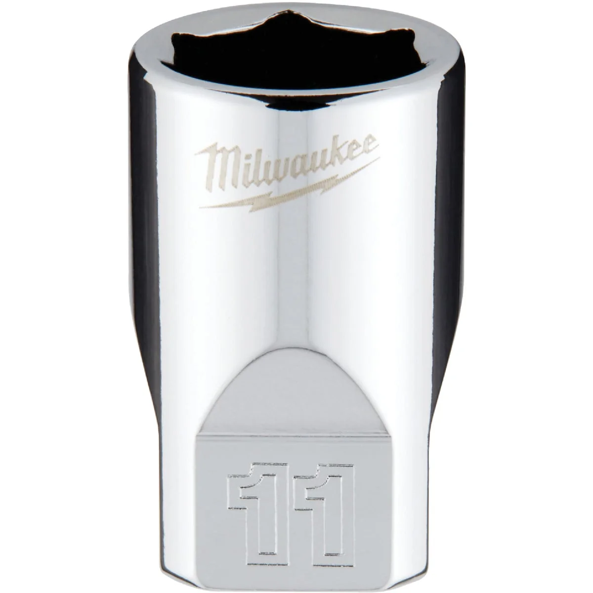 Safe Milwaukee 1 4 In. Drive 11 mm 6-Point Shallow Metric Socket with FOUR FLAT Sides Fashionable