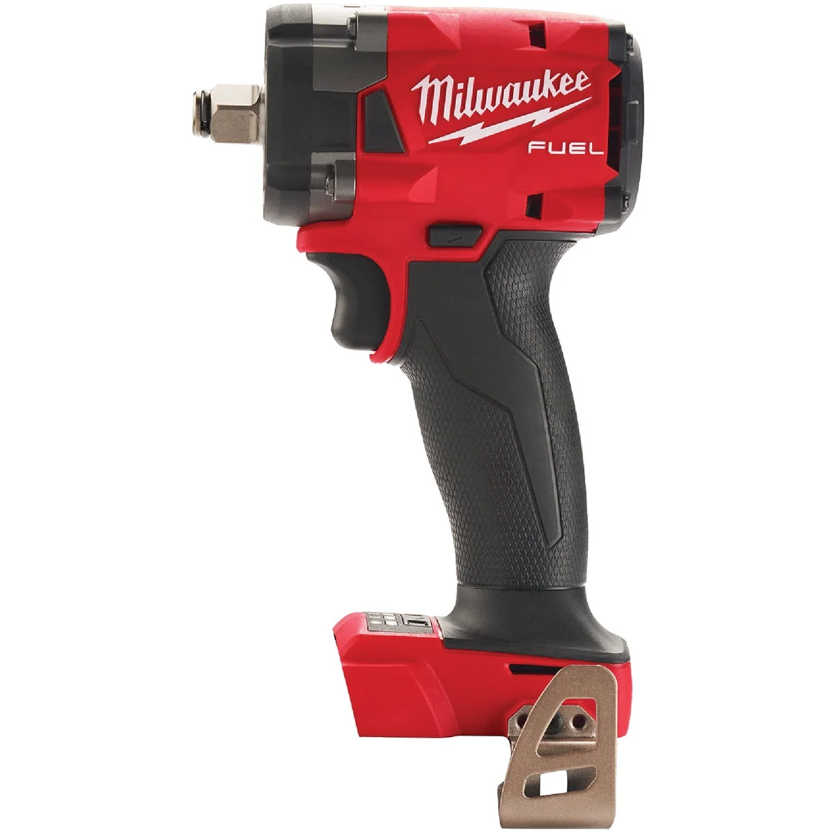 Original Design Milwaukee M18 FUEL 18 Volt Lithium-Ion Brushless 1 2 In. Compact Impact Wrench w Friction Ring Bare Tool Detailed