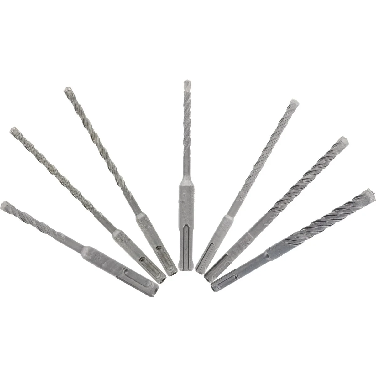 Relaxed Diablo Rebar Demon SDS-Plus 4-Cutter Carbide Head Masonry Drill Bit Set 7-Piece Excellent