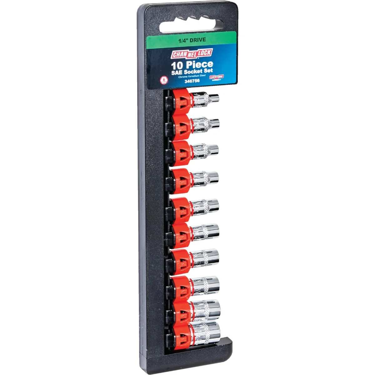 Exclusive Channellock Standard 1 4 In. Drive 6-Point Shallow Socket Set 10-Piece Recyclable