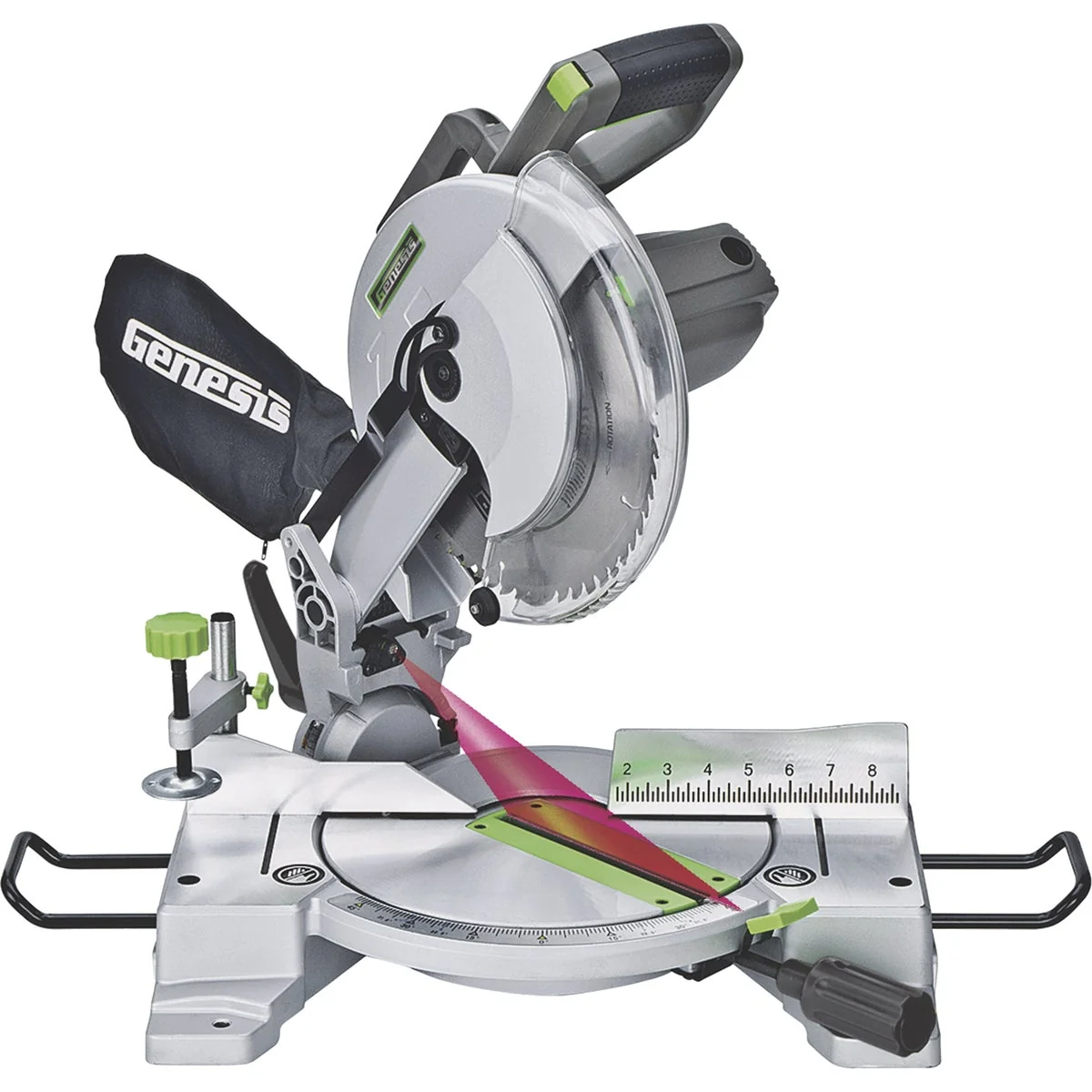 Casual Genesis 10 In. 15-Amp Compound Miter Saw with Laser Guide Efficient