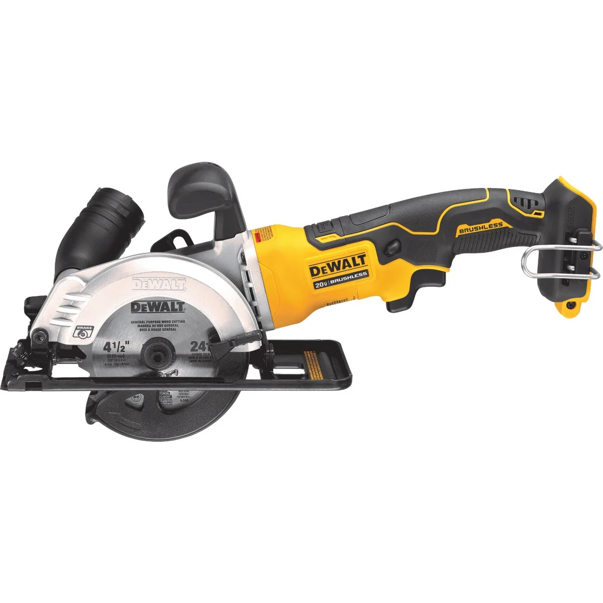 Fine DeWalt Atomic 20-Volt MAX Lithium-Ion Brushless 4-1 2 In. Cordless Circular Saw Bare Tool Expertly Made