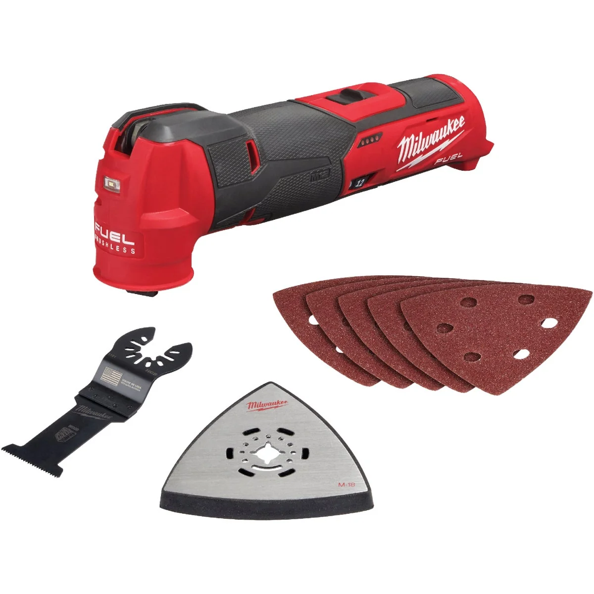 Smart Milwaukee M12 FUEL 12 Volt Lithium-Ion Brushless Cordless Oscillating Multi-Tool Bare Tool Elegant