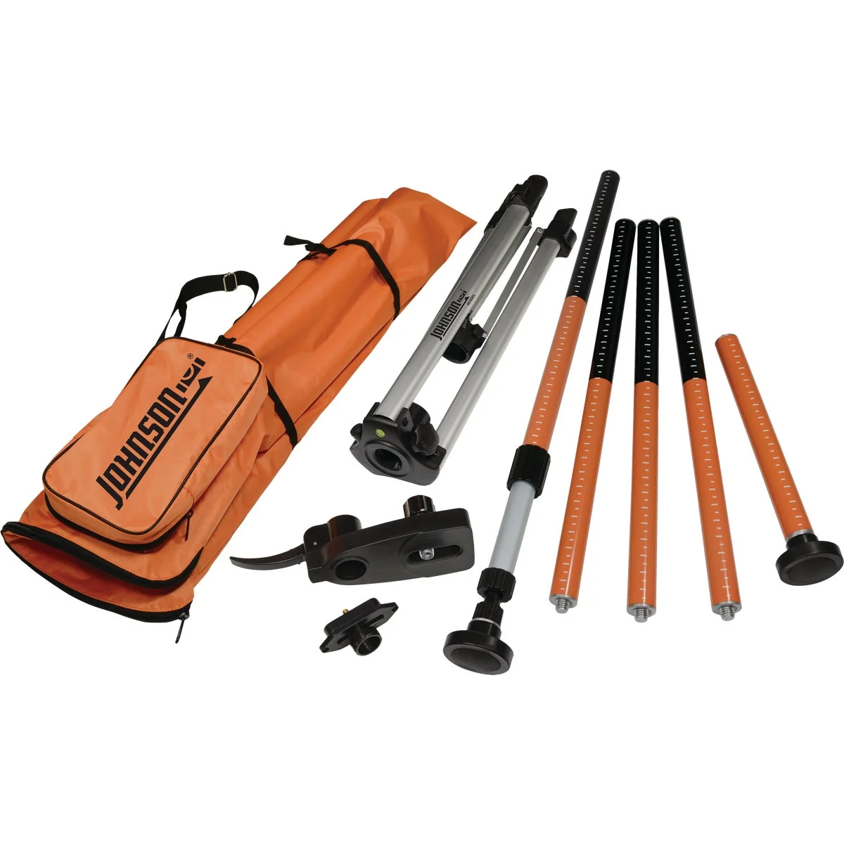 Durable Johnson Level All-In-One Laser Mounting Pole with Tripod Powerful