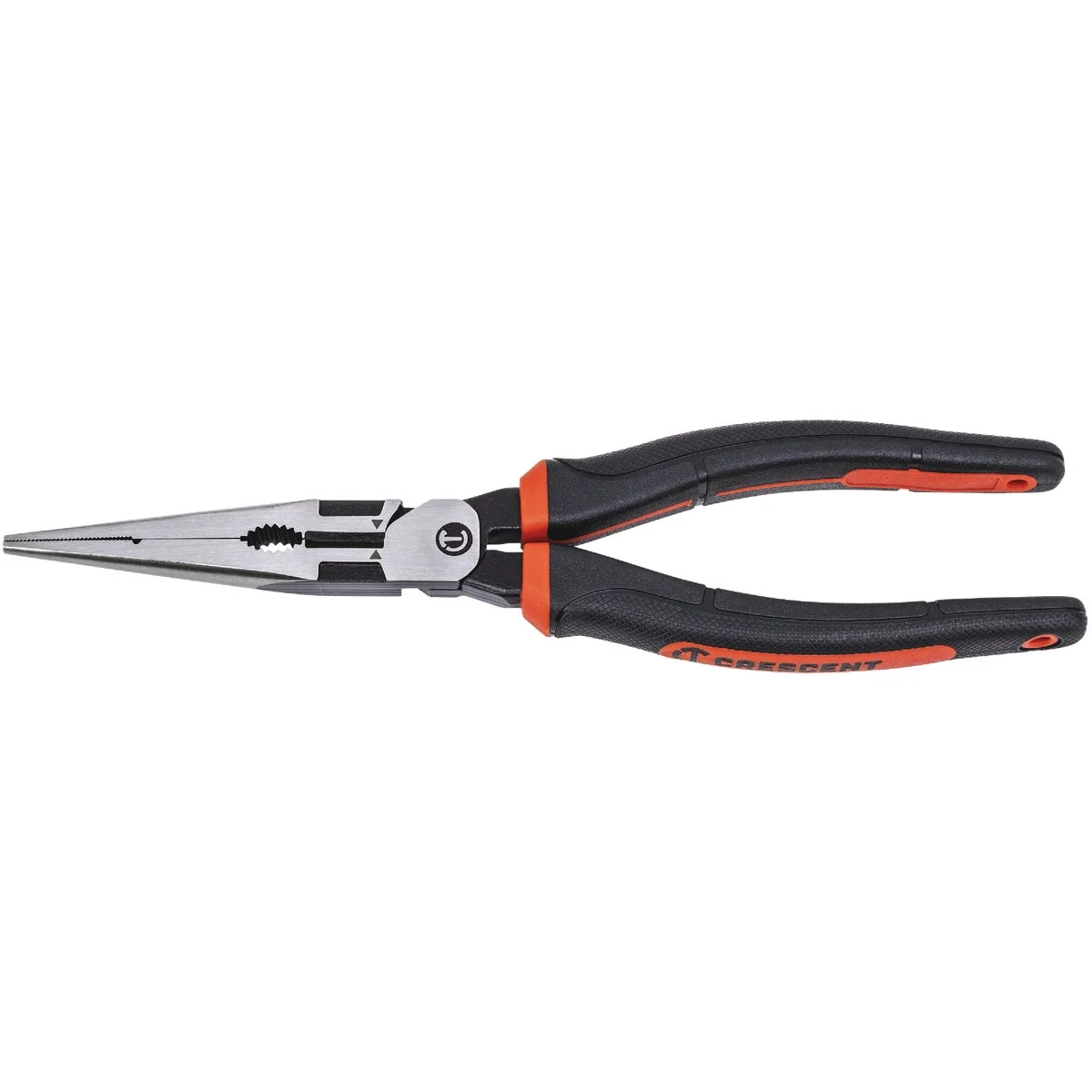 Environmentally Friendly Crescent Z2 6 In. Dual Material Long Nose Pliers Fashionable