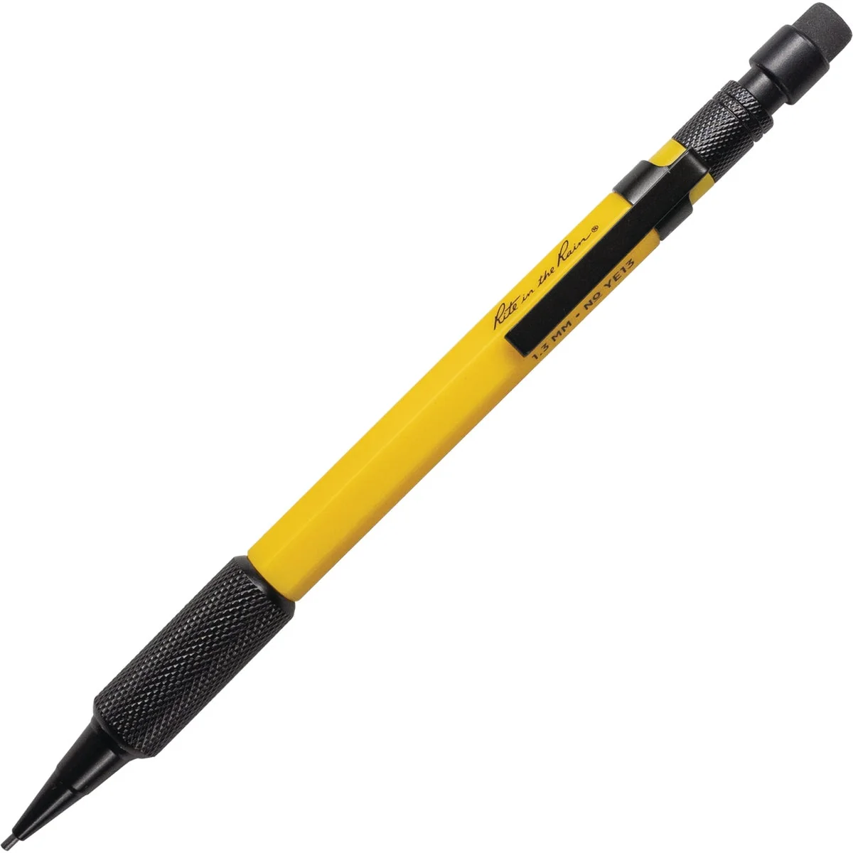 Genuine Rite in the Rain 1.3 mm Refillable Clicker Mechanical Pencil Recyclable
