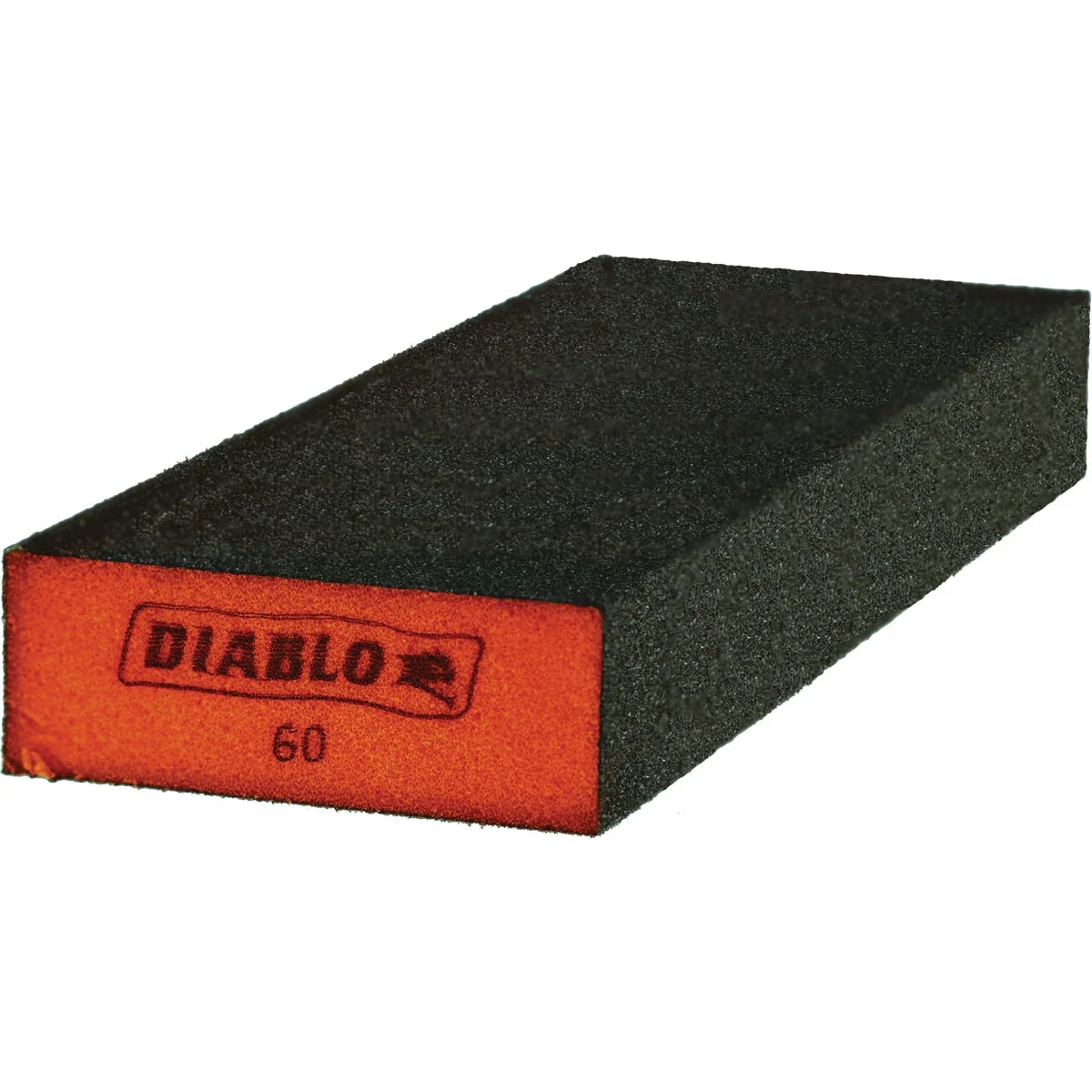 Healthy Diablo 2-1 2 In. x 4 In. x 1 In. 60-Grit Medium Extended Flat Edge Sanding Sponge Clean
