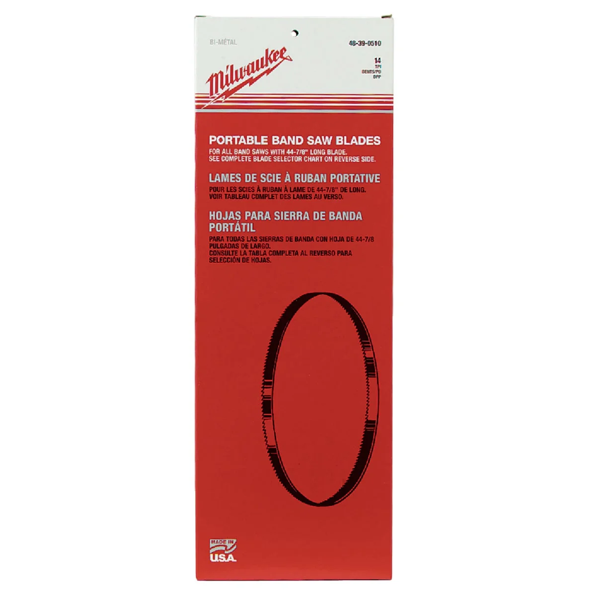 Outstanding Milwaukee 44-7 8 In. x 1 2 In. 14 TPI Deep Cut Band Saw Blade Sustainable