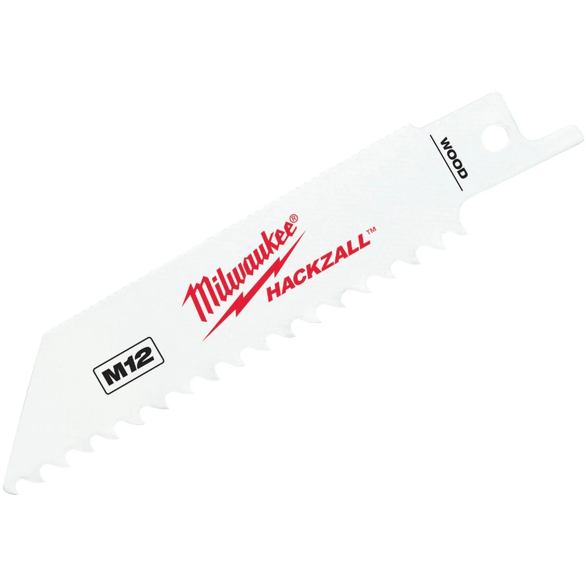 Genuine Milwaukee Hackzall 4 In. 5 TPI Wood Mini Reciprocating Saw Blade 5-Pack Sophisticated