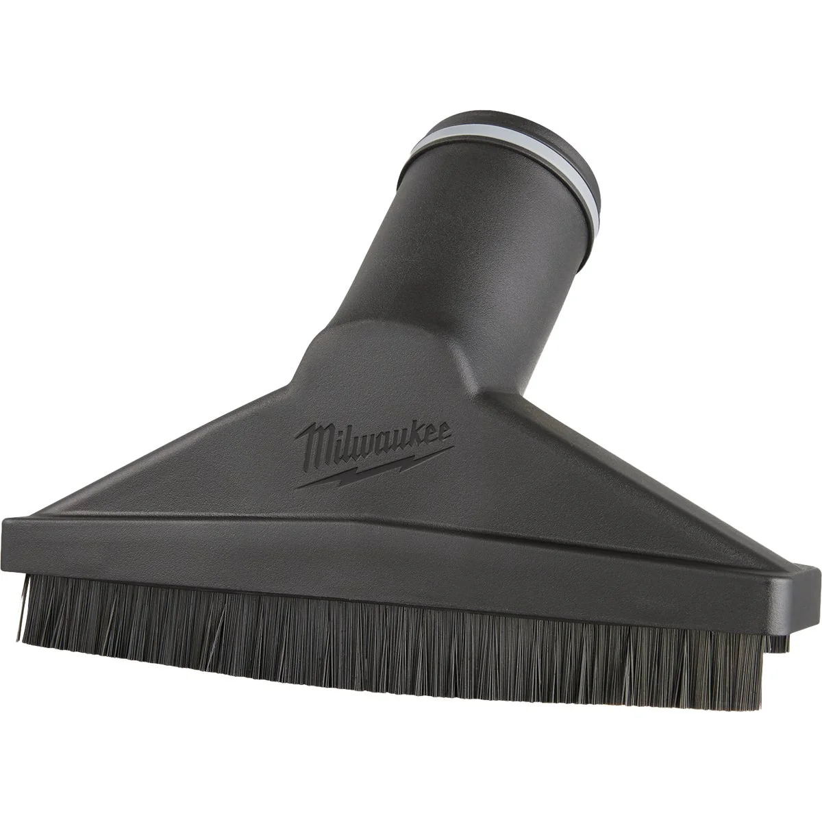 Long-Lasting Milwaukee 1-7 8 In. x 7-1 2 In. Black Plastic Floor Vacuum Nozzle with Brush Natural